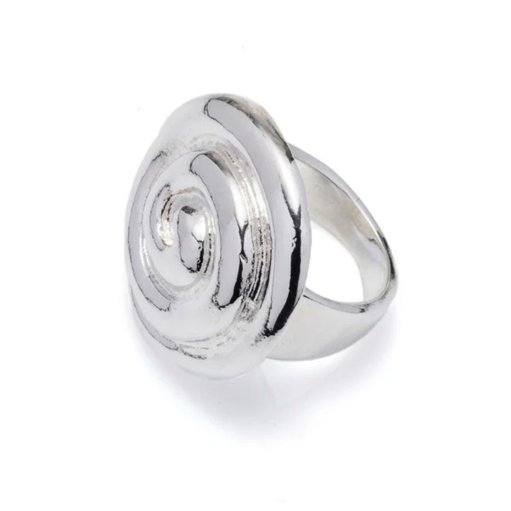 Size 6 - Silver Spiral Ring